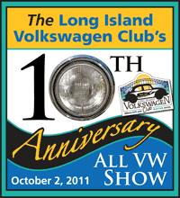 Long Island Volkswagen Club 10th Anniversary Show Three Bugs in a Barrel