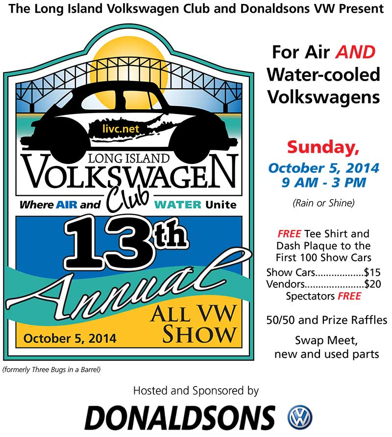 13th annual LIVC VW show Donaldsons VW OCT.5 Sayville, NY VW Vortex